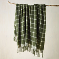 Thumbnail for Bianca Maldon Faux Mohair Large Throw Rug 150 x 220 cm Forest Green