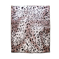 Thumbnail for 675gsm 2 Ply Animal Print Faux Mink Blanket Queen 200x240 cm Jaguar
