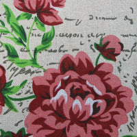Thumbnail for Cotton Red Floral Oblong Table Cloth 150 x 230cm
