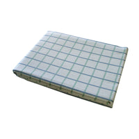 Thumbnail for Cotton Grid Checks Oblong Table Cloth Blue 150 x 230cm