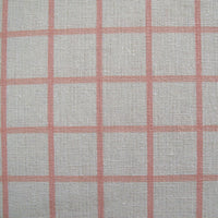Thumbnail for Cotton Grid Checks Oblong Table Cloth Coral 150 x 230cm