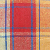 Thumbnail for Cotton Plaid Checks Round Table Cloth 180cm Diameter Yellow