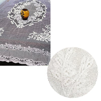 Thumbnail for Rosie White Large Deluxue Lace Rectangle Tablecloth 150cm x 230cm 6 to 8 Seaters