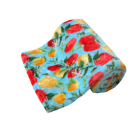 Thumbnail for 190GSM Fashion Printed Ultra Soft Coral Fleece Throw 127 x 152cm Fruit & Bees