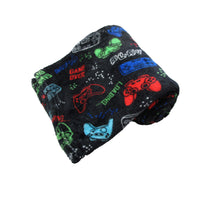 Thumbnail for 190GSM Boys Cool Ultra Soft Coral Fleece Throw 127 x 152cm Gaming Pro