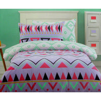 Thumbnail for 250TC Tribal Dream 100% Cotton Quilt Cover Set Single