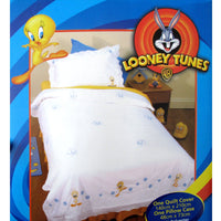 Thumbnail for Tweety Faces Quilt Cover Set Single