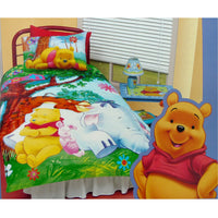 Thumbnail for Disney Winnie The Pooh Quilt Cover Set Sleeping Under The Tree Double
