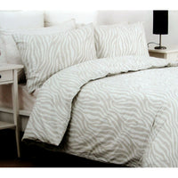 Thumbnail for Belmondo Zanzibar Zebra Easy Care Quilt Cover Set Queen