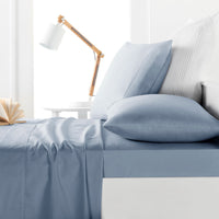 Thumbnail for Belmondo 225TC Sheet Set French Blue - Queen