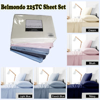 Thumbnail for Belmondo 225TC Sheet Set Navy - Queen
