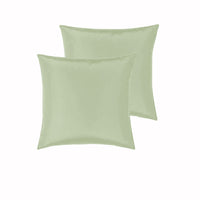 Thumbnail for PepperMIll Satin European Pillowcases ( Pair ) MOSS