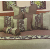 Thumbnail for Phase 2 Jemma Olive Quilt Cover Set QUEEN