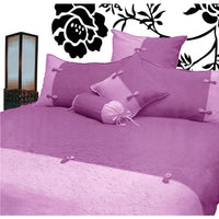 Thumbnail for Phase 2 Scrunchie Orchid Quilt Cover Set SINGLE