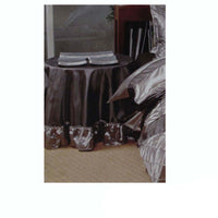Thumbnail for Boudoir Caledonia Black Silver Round Tablecloth