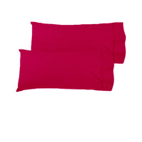Thumbnail for Easyrest 300TC Pair of Cotton King Pillowcases Fuschia