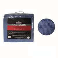 Thumbnail for Radisson All Season Cotton Blanket Blue KING