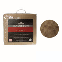 Thumbnail for Radisson All Season Cotton Blanket Latte SINGLE