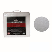 Thumbnail for Radisson All Season Cotton Blanket White QUEEN