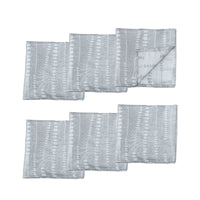 Thumbnail for Set of 6 Perline Grey Jacquard Napkins 40cm x 40cm