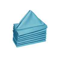 Thumbnail for Hoydu Set of 8 Cotton Napkins Aqua