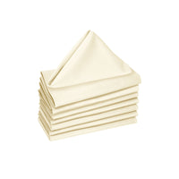 Thumbnail for Hoydu Set of 8 Cotton Napkins Ivory