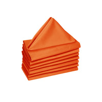Thumbnail for Hoydu Set of 8 Cotton Napkins Mandarin