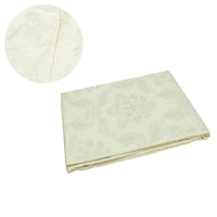 Thumbnail for Damask Jacquard Polyester Tablecloth 180cm Round Elisabetta Cream