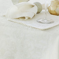 Thumbnail for Damask Embossed Tablecloth 170 x 310 cm Bright White (aka Gardenia or Marshmallow)