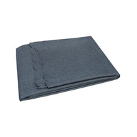 Thumbnail for Waylon Damask Permanent Press Polyester Tablecloth 135 x 180cm Charcoal