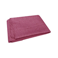 Thumbnail for Waylon Damask Permanent Press Polyester Tablecloth 135 x 180cm Cherry