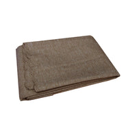 Thumbnail for Waylon Damask Permanent Press Polyester Tablecloth 135 x 180cm Dark Chocolate