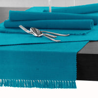 Thumbnail for Hoydu Cotton Ribbed Table Runner 45cm x 150cm - BLUE BIRD