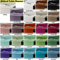 Thumbnail for Hoydu Cotton Ribbed Table Runner 45cm x 150cm - SAND