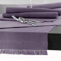 Thumbnail for Hoydu Cotton Ribbed Table Runner 45cm x 200cm - LAVENDER MIST