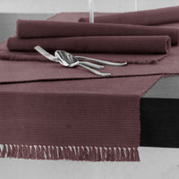 Thumbnail for 100% COTTON Ribbed Table Runner Nostalgia Rose 45 x 150cm