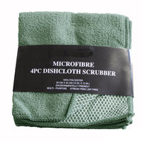 Thumbnail for Pack of 4 - Dish Scrubber Cloth - GREEN