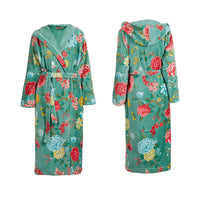 Thumbnail for PIP Studio Good Evening Cotton Bath Robe / Dressing Gown Green - XXL