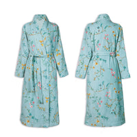 Thumbnail for PIP Studio Les Fleurs Cotton Bath Robe Blue XXL