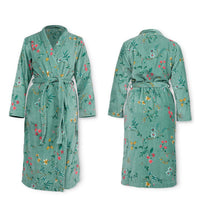 Thumbnail for PIP Studio Les Fleurs Cotton Bath Robe Green M