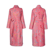 Thumbnail for PIP Studio Les Fleurs Cotton Bath Robe Pink XXL