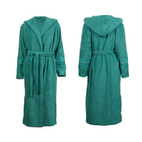 Thumbnail for PIP Studio Soft Zellige Cotton Bath Robe / Dressing Gown Green - M