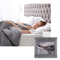 Thumbnail for Accessorize Grey Removable Blanket Cover Single
