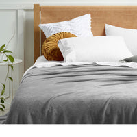 Thumbnail for Accessorize Super Soft Blanket Single Size 160 x 240 cm Grey