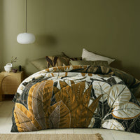 Thumbnail for Accessorize Bronte Washed Cotton Printed 3 Piece Comforter Set King