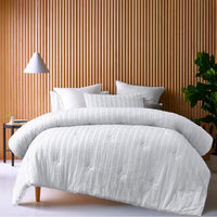 Thumbnail for Vintage Design Homewares Reflections White 3 Piece Comforter Set King