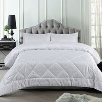 Thumbnail for Accessorize 3 Piece Waffle White Comforter Set Queen
