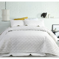 Thumbnail for Accessorize OPACO Coverlet Set Queen/King White