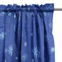 Thumbnail for Pair of Polyester Cotton Rod Pocket Pacific Daisy Curtains