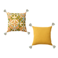 Thumbnail for Accessorize Adena Ochre Filled Square Cushion